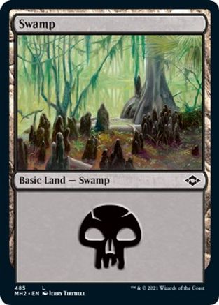 Swamp (MH2-485) (Foil Etched) [Modern Horizons 2] Foil