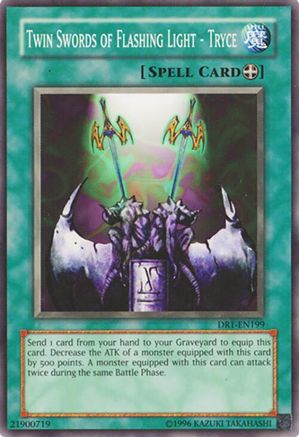 Twin Swords of Flashing Light - Tryce (Common) (DR1-EN199) - Dark Revelation Volume 1 Unlimited