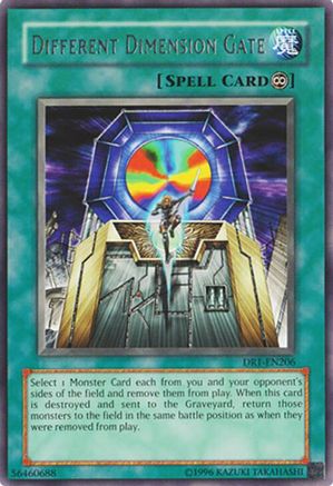 Different Dimension Gate (Rare) (DR1-EN206) - Dark Revelation Volume 1 Unlimited