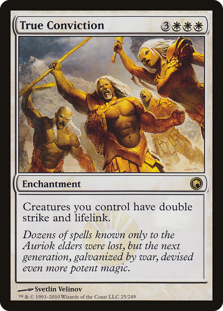 True Conviction (SOM-025) [Scars of Mirrodin] Foil