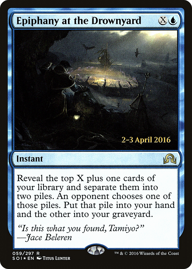 Epiphany at the Drownyard (PRE-059) [Shadows over Innistrad Promos] Foil