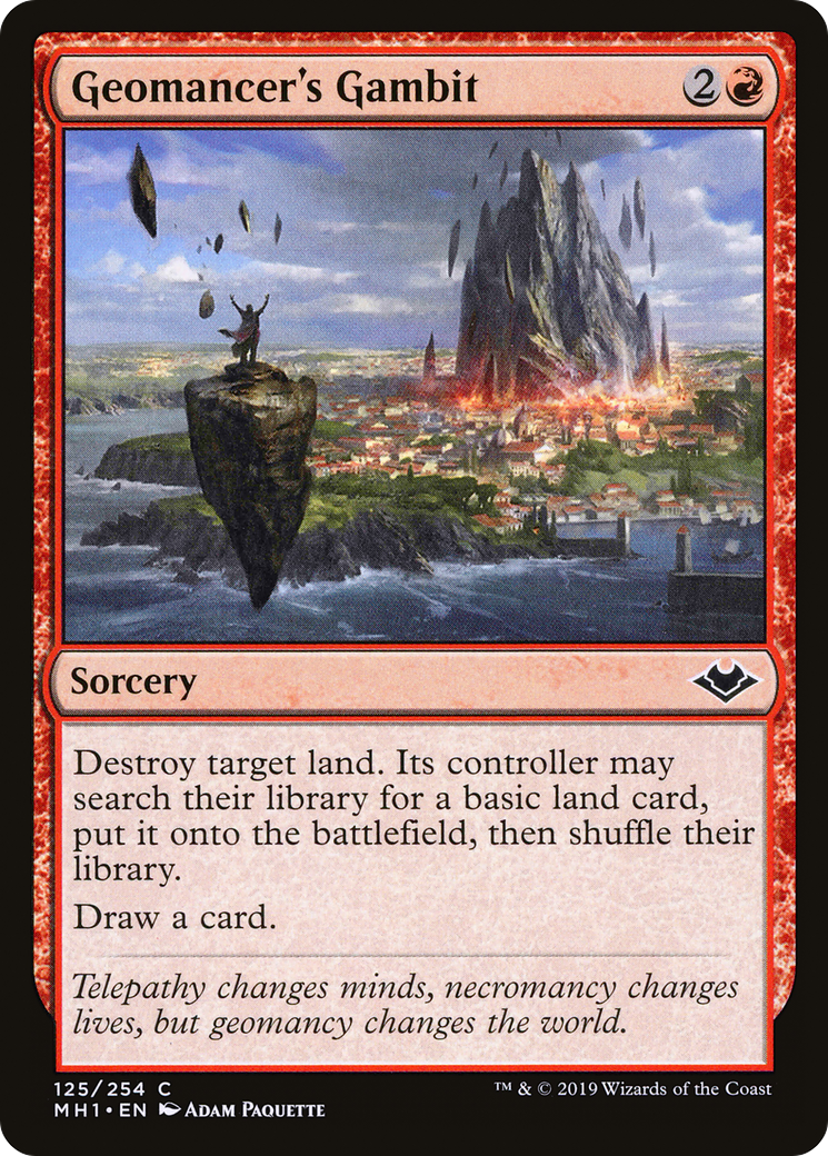 Geomancer's Gambit (MH1-125) [Modern Horizons] Foil
