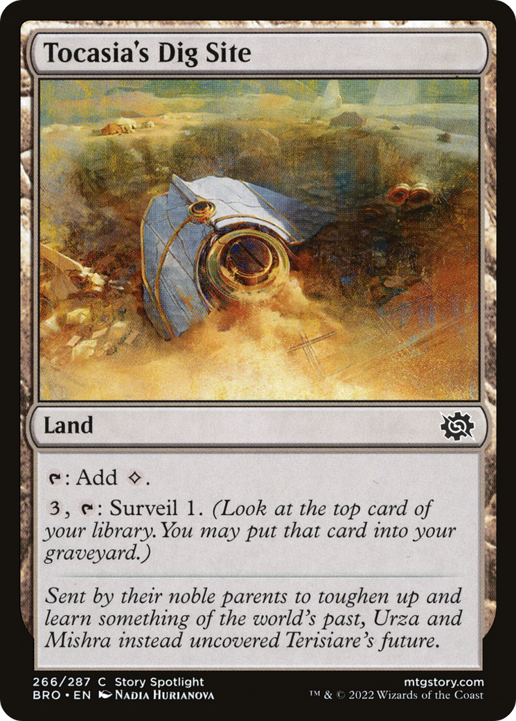 Tocasia's Dig Site (BRO-266) [The Brothers' War] Foil