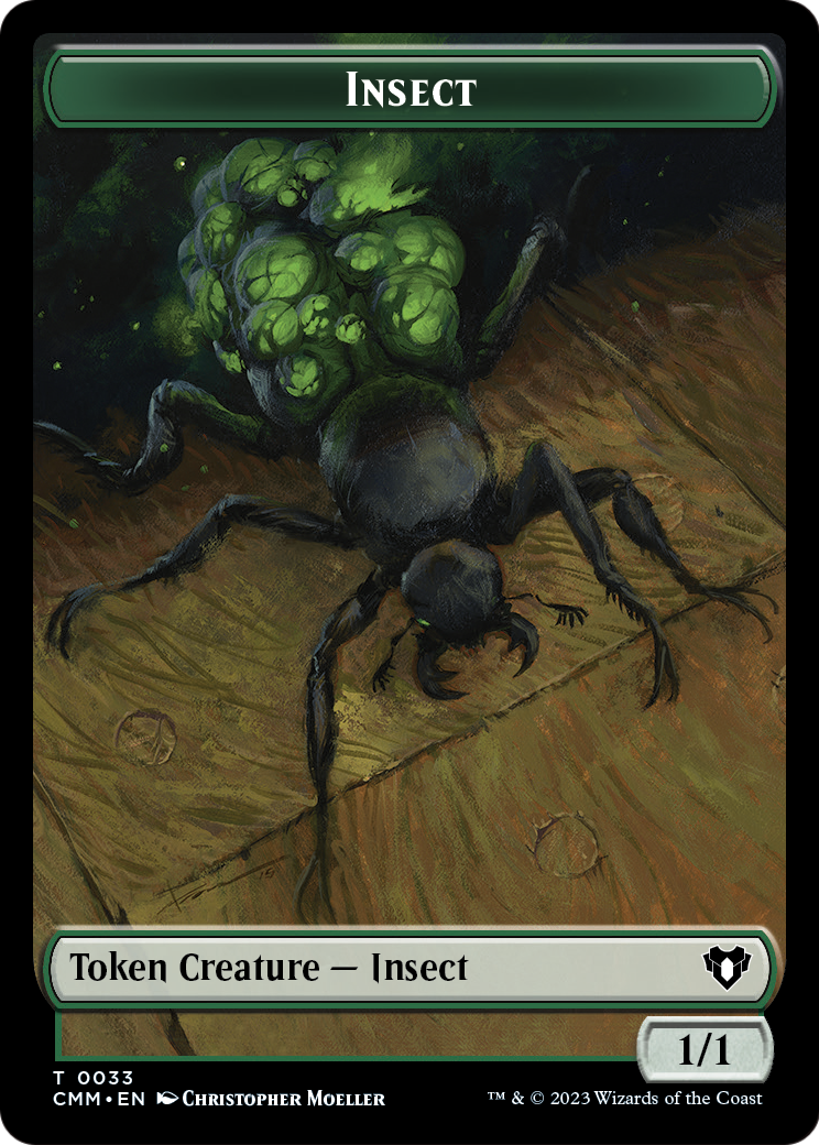 Insect (TCMM-033) [Commander Masters Tokens] Foil