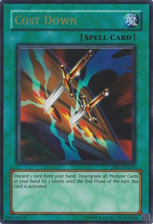 Cost Down (Ultra Rare) (DR1-EN215) - Dark Revelation Volume 1 Unlimited