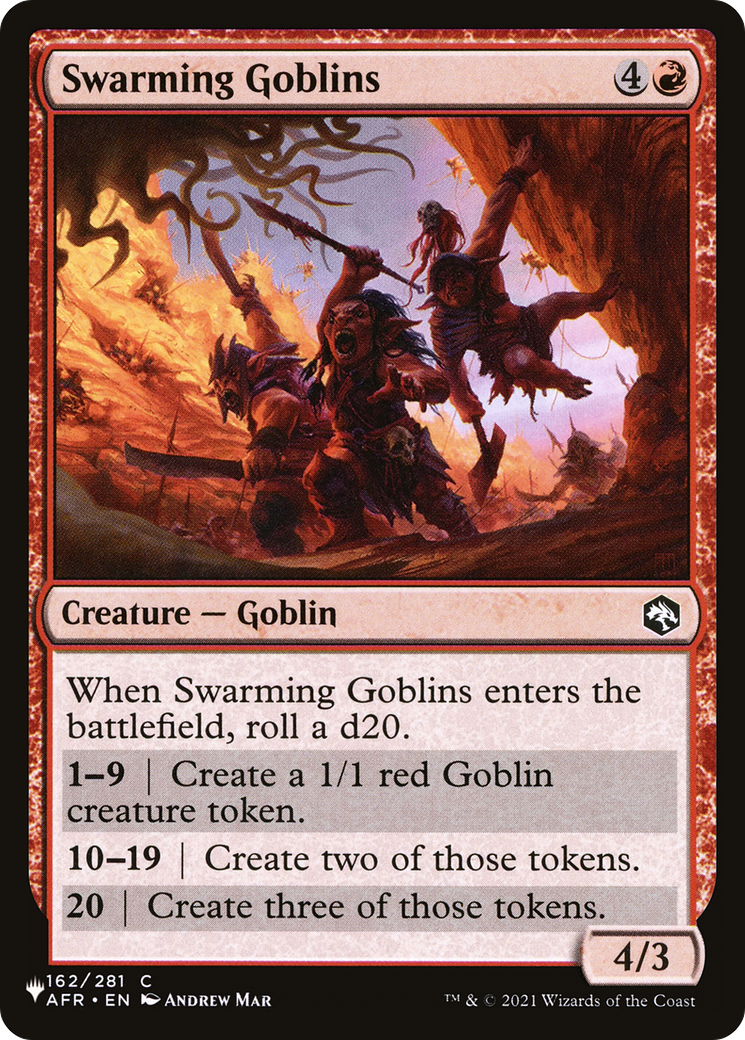 Swarming Goblins (LIST-162/281) [The List]