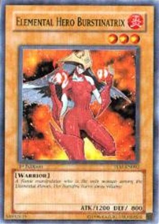 Elemental Hero Burstinatrix (Common) (TLM-EN002) - The Lost Millennium 1st Edition