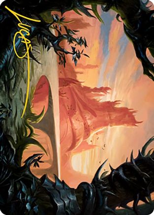Slagwoods Bridge Art Card (Gold-Stamped Signature) (ASMH2-079) [Art Series: Modern Horizons 2]