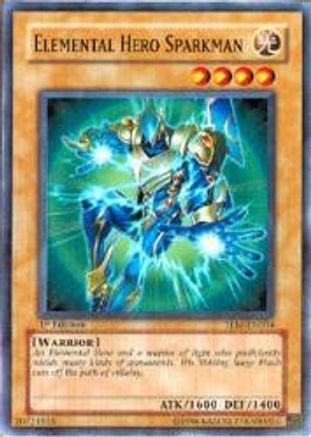 Elemental Hero Sparkman (Common) (TLM-EN004) - The Lost Millennium 1st Edition