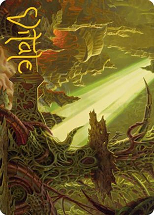 Darkmoss Bridge Art Card (Gold-Stamped Signature) (ASMH2-072) [Art Series: Modern Horizons 2]