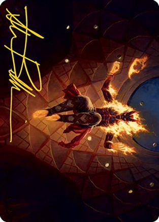 Yusri, Fortune's Flame Art Card (Gold-Stamped Signature) (ASMH2-060) [Art Series: Modern Horizons 2]