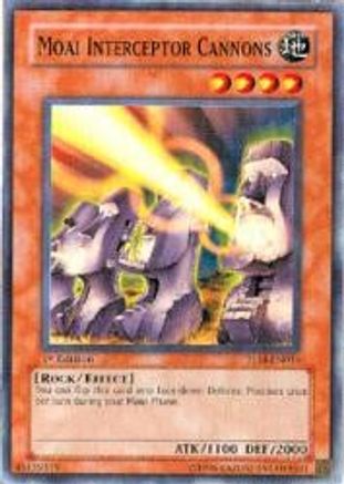 Moai Interceptor Cannons (Common) (TLM-EN014) - The Lost Millennium 1st Edition