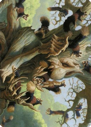Scurry Oak Art Card (ASMH2-040) [Art Series: Modern Horizons 2]