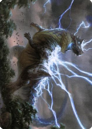 Thrasta, Tempest's Roar Art Card (41/81) (ASMH2-041) [Art Series: Modern Horizons 2]