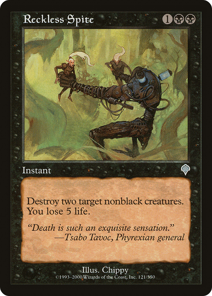 Reckless Spite (INV-121) [Invasion]