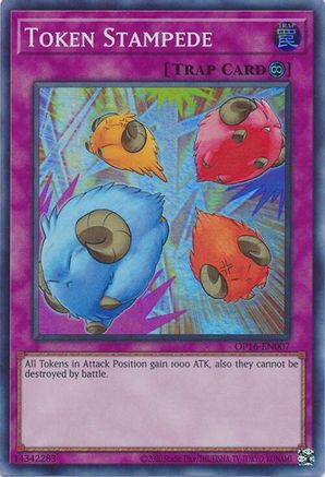 Token Stampede (Super Rare) (OP16-EN007) - OTS Tournament Pack 16 Unlimited