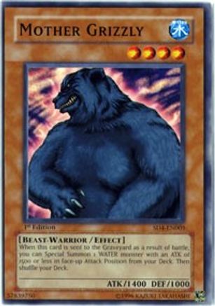 Mother Grizzly (Common) (SD4-EN005) - Structure Deck: Fury from the Deep 1st Edition