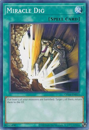 Miracle Dig (Common) (OP16-EN015) - OTS Tournament Pack 16 Unlimited