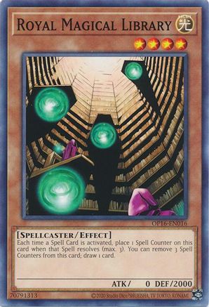 Royal Magical Library (Common) (OP16-EN016) - OTS Tournament Pack 16 Unlimited