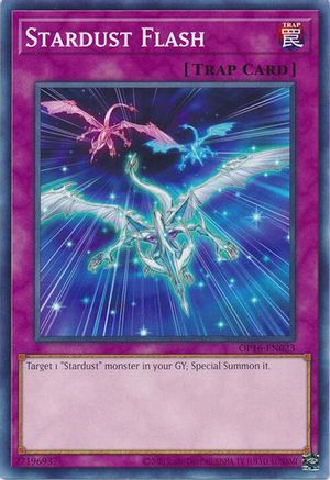 Stardust Flash (Common) (OP16-EN023) - OTS Tournament Pack 16 Unlimited