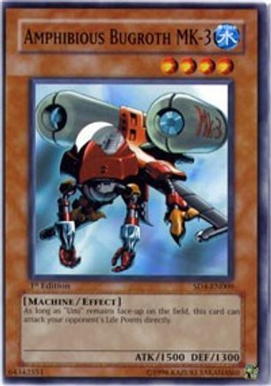 Amphibious Bugroth MK-3 (Common) (SD4-EN009) - Structure Deck: Fury from the Deep 1st Edition