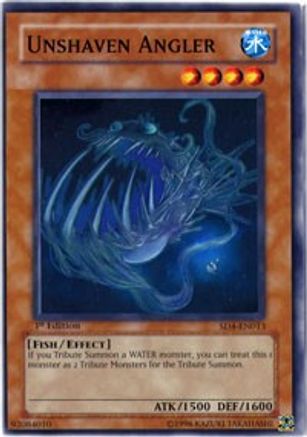 Unshaven Angler (Common) (SD4-EN013) - Structure Deck: Fury from the Deep 1st Edition