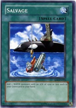 Salvage (Common) (SD4-EN023) - Structure Deck: Fury from the Deep 1st Edition