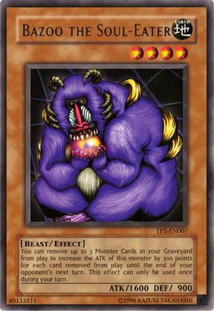 Bazoo the Soul-Eater (Rare) (TP5-EN007) - Tournament Pack 5 Unlimited
