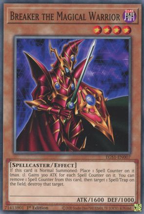 Breaker the Magical Warrior (Common) (EGS1-EN007) - Egyptian God Deck: Slifer the Sky Dragon 1st Edition