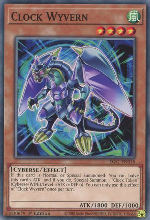 Clock Wyvern (Common) (EGS1-EN018) - Egyptian God Deck: Slifer the Sky Dragon Unlimited