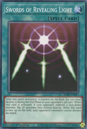 Swords of Revealing Light (Common) (EGS1-EN021) - Egyptian God Deck: Slifer the Sky Dragon Unlimited