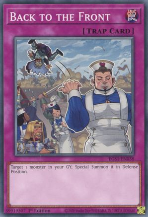 Back to the Front (Common) (EGS1-EN038) - Egyptian God Deck: Slifer the Sky Dragon 1st Edition