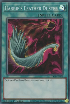 Harpie's Feather Duster (Super Rare) (EGO1-EN022) - Egyptian God Deck: Obelisk the Tormentor Unlimited