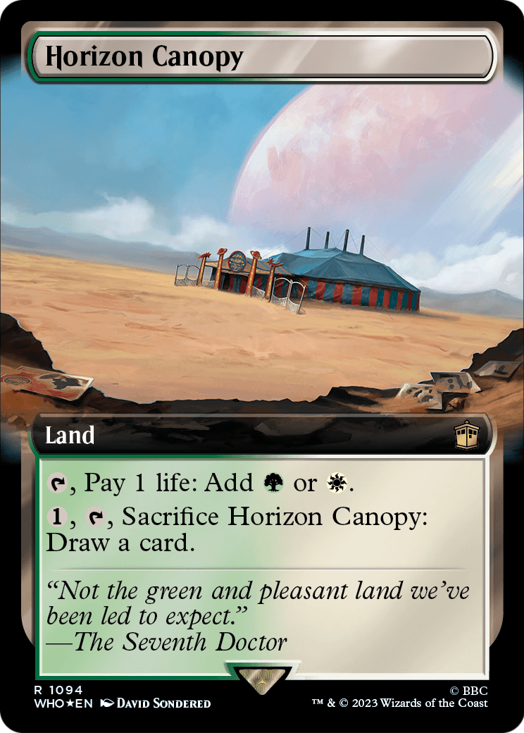 Horizon Canopy (Extended Art) (Surge Foil) (WHO-1094) [Doctor Who] Foil