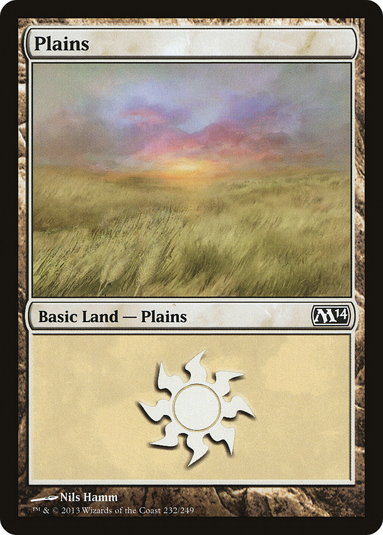 Plains (M14-232) [Magic 2014] Foil