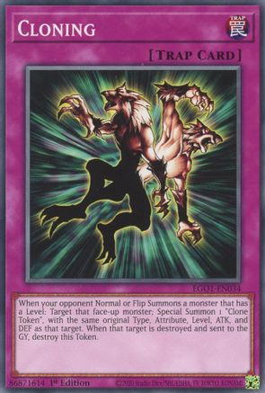 Cloning (Common) (EGO1-EN034) - Egyptian God Deck: Obelisk the Tormentor 1st Edition