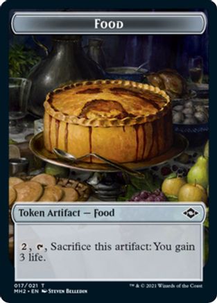 Food (017) // Thopter Double-Sided Token (MH2-17 // 19) [Modern Horizons 2] Foil
