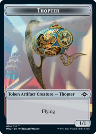 Thopter // Zombie Army Double-Sided Token (MH2-19 // 7) [Modern Horizons 2]