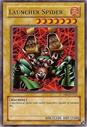 Launcher Spider (Common) (DB2-EN057) - Dark Beginning 2 Unlimited