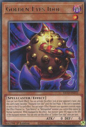 Golden-Eyes Idol (Rare) (KICO-EN011) - King's Court 1st Edition