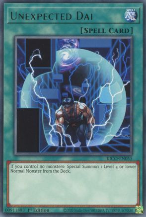 Unexpected Dai (Rare) (KICO-EN055) - King's Court 1st Edition