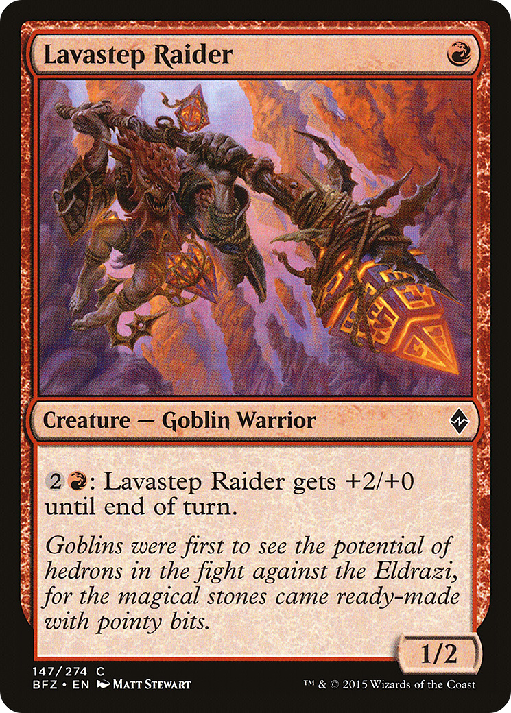 Lavastep Raider (BFZ-147) [Battle for Zendikar] Foil