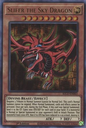 Slifer the Sky Dragon (Ultra Pharaoh’s Rare) (KICO-EN063) - King's Court 1st Edition