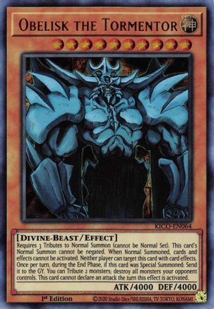 Obelisk the Tormentor (Ultra Pharaoh’s Rare) (KICO-EN064) - King's Court 1st Edition
