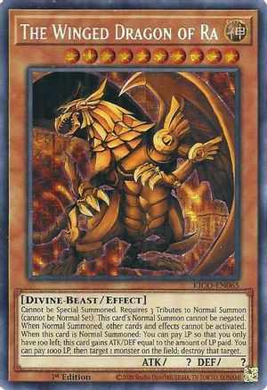 The Winged Dragon of Ra (Secret Pharaoh’s Rare) (KICO-EN065) - King's Court 1st Edition
