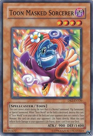 Toon Masked Sorcerer (Common) (DB2-EN120) - Dark Beginning 2 Unlimited