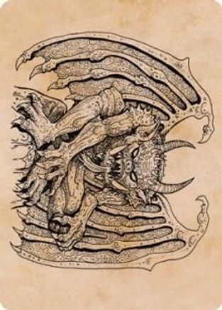 Cloister Gargoyle (Showcase) Art Card (ASAFR-065) [Art Series: Adventures in the Forgotten Realms]