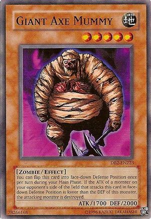 Giant Axe Mummy (Common) (DB2-EN223) - Dark Beginning 2 Unlimited