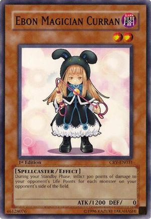 Ebon Magician Curran (Common) (CRV-EN031) - Cybernetic Revolution 1st Edition