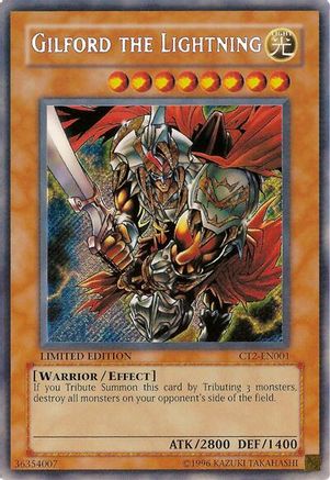 Gilford the Lightning (Secret Rare) (CT2-EN001) - 2005 Collectors Tin Limited